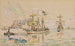 Saint-Malo, Los Terre-Neuvas (Conflicto de casos) - Paul Signac — vista de la obra