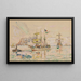 Saint-Malo, Los Terre-Neuvas (Conflicto de casos) - Paul Signac — cuadro enmarcado en la pared