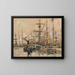 Saint-Malo, los Terreneuvas - Paul Signac — cuadro enmarcado en la pared
