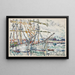 Saint-Malo los terre-neuvas - Paul Signac — cuadro enmarcado en la pared