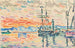 Saint-Tropez, el puerto al atardecer - Paul Signac — vista de la obra