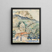 Sallanches La dent de Warens - Paul Signac — cuadro enmarcado en la pared