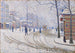 Snow Boulevard de Clichy Paris - Paul Signac — artwork view