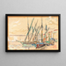 Saint-Tropez painting - Paul Signac — framed artwork on a wall