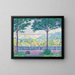 Terraza de Meudon - Paul Signac — cuadro enmarcado en la pared