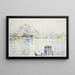 El Gran Canal de Venecia - Paul Signac — cuadro enmarcado en la pared