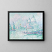 Venise, La Salute, Verde - Paul Signac — cuadro enmarcado en la pared