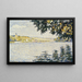 Vista del Sena en Herblay - Paul Signac — cuadro enmarcado en la pared