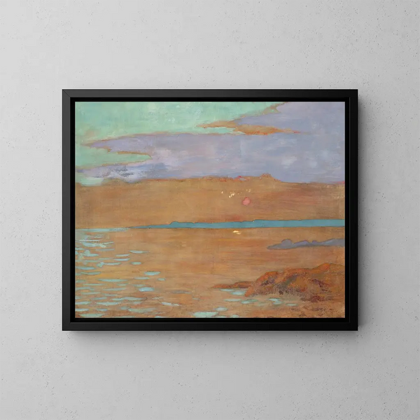Marina - Paul Sérusier — cuadro enmarcado en la pared