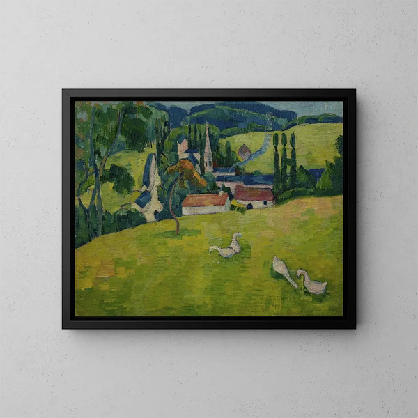 Pont-Aven, Le Pouldu - Paul Sérusier — cuadro enmarcado en la pared