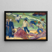 Pequeño paisaje con pescadores de algas - Paul Sérusier — cuadro enmarcado en la pared