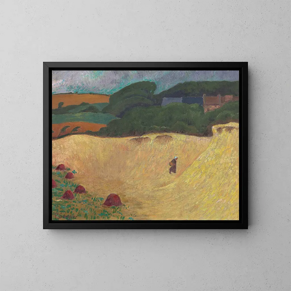 La Plage des Grands Sables à Le Pouldu - Paul Sérusier — framed artwork on a wall