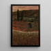 La Recolección de alforfón - Paul Sérusier — cuadro enmarcado en la pared