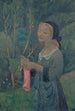 Tricoteuse au bas rose - Paul Sérusier — vista de la obra