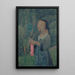 Tricoteuse au bas rose - Paul Sérusier — cuadro enmarcado en la pared