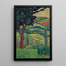 Valley in Grey Weather Châteauneuf - Paul Sérusier — framed artwork on a wall