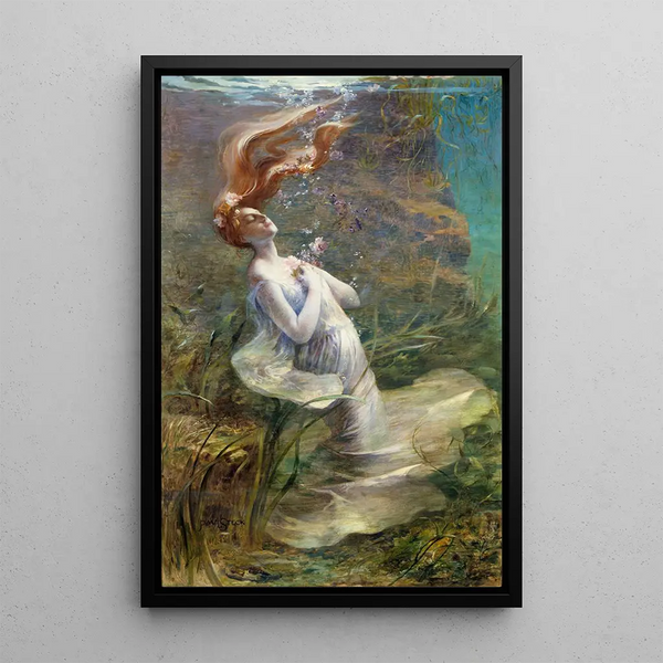 Ophélie - Paul Steck — cuadro enmarcado en la pared