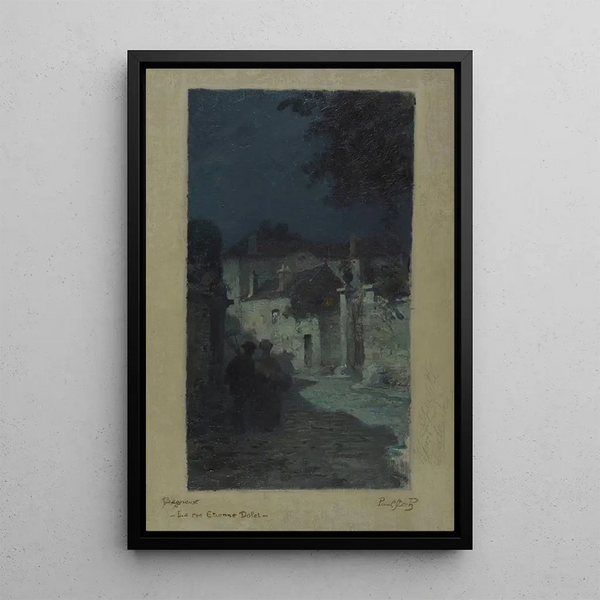 Rue Étienne Dolet paisaje - Paul Steck — cuadro enmarcado en la pared