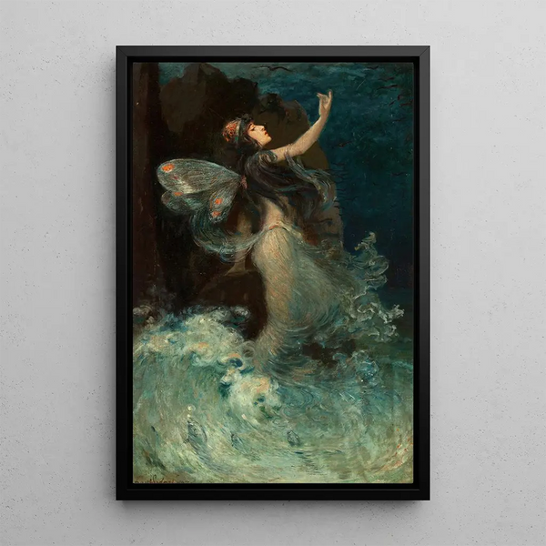 Nymphe des eaux - Paul Swan — cuadro enmarcado en la pared