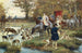 Barco en el agua - Paul Tavernier — vista de la obra