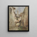 Alley in the Wachau - Paul Unbereit — framed artwork on a wall