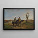 Return from the Hunt - Paul van der Vin — framed artwork on a wall