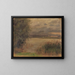 View of Lake Chiemsee Study - Paul Weber — framed artwork on a wall