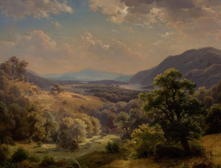Paul Weber - Extensive Landscape with Valley and Mountains The Susquehanna Valley.webp