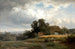 Summer landscape painting with farm and mill - Paul Weber — artwork view