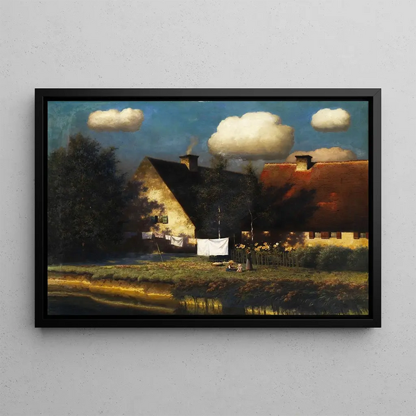 Paul Wilhelm KellerReutlingen - Gehft unter Wolken im Sptsommerlicht.webp