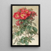 Ramas de rosas de campanilla - Paul de Longpré — cuadro enmarcado en la pared