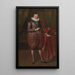 Jacques Ier de Inglaterra - Paul van Somer — cuadro enmarcado en la pared