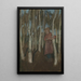 Girl in a birch forest - Paula Modersohn-Becker — framed artwork on a wall