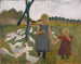 Niños con gansos - Paula Modersohn-Becker — vista de la obra
