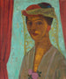 Self-portrait with hat and veil - Paula Modersohn-Becker — artwork view