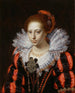 Portrait painting of a young woman - Paulus Moreelse — artwork view