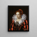 Portrait painting of a young woman - Paulus Moreelse — framed artwork on a wall