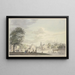 Delft Painting on the Schie - Paulus van Liender — framed artwork on a wall