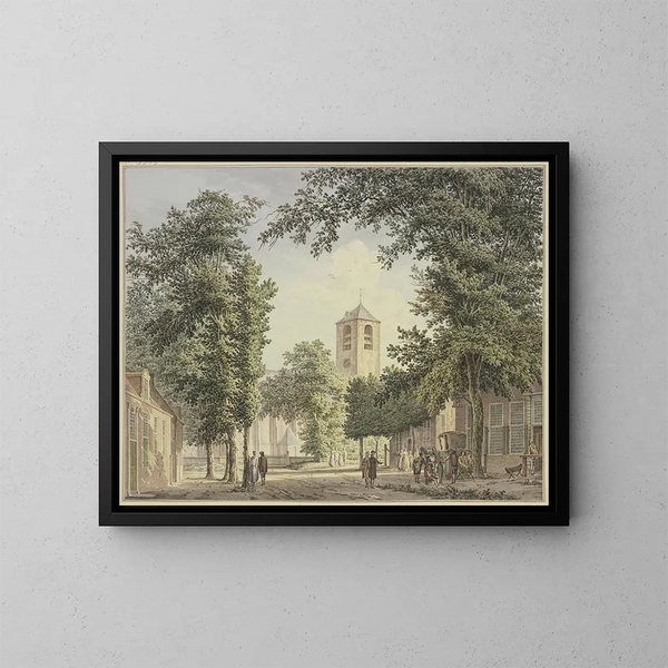 Lis en Haarlem - Paulus van Liender — cuadro enmarcado en la pared