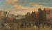 La despido de los mercenarios Waardgelders al servicio del gobierno municipal por el príncipe Maurits en el Neude, Utrecht, 31 de julio de 1618 - Pauwels van Hillegaert — vista de la obra