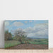 Reproducción del cuadro Paisaje con una vaquera - Camille Pissarro