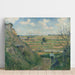 Reproduction of the painting Landscape, Bazincourt - Camille Pissarro