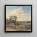 Paisaje después de Wynants en el Louvre - William Callow — cuadro enmarcado en la pared