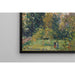 Reproduction of the painting Landscape painting with two characters, Éragny, Autumn - Camille Pissarro