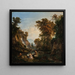 Paisaje con Ninfas - Károly Mark — cuadro enmarcado en la pared