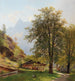 Paisaje con edificios agrícolas - Carl Hasch — vista de la obra