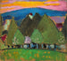 Paisaje con flores - Alexej von Jawlensky — vista de la obra