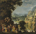 Landscape Painting with the Flight into Egypt - David Teniers the Elder — artwork view