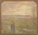Paisaje con una pareja caminando - Jean Joseph Enders — vista de la obra