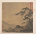 Landscape painting with a tall pine tree - Ma Lin — artwork view